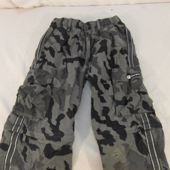 YOUTH BOY'S szLARGE URBAN PIPELINE CITY CAMOUFLAGE GRAY ZIPPER FLY PANTS IG1045 - Picture 12 of 12
